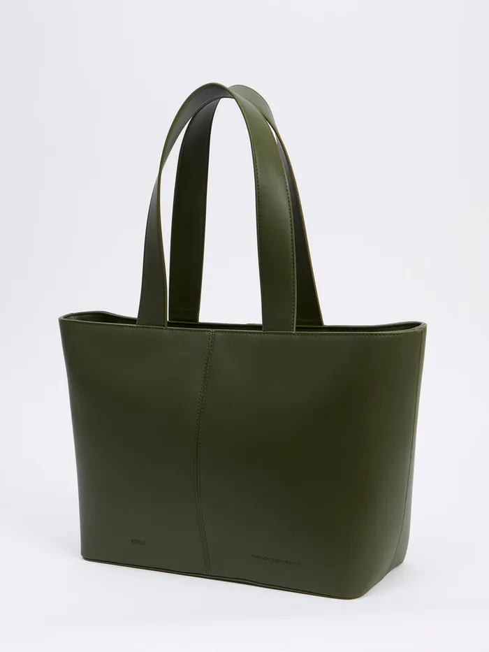 Woman Bags and Purses French Connection Jeenaa X Smooth Large Tote Bag Olive Night Woman Bags and Purses French Connection Jeenaa X Smooth Large Tote Bag Olive Night