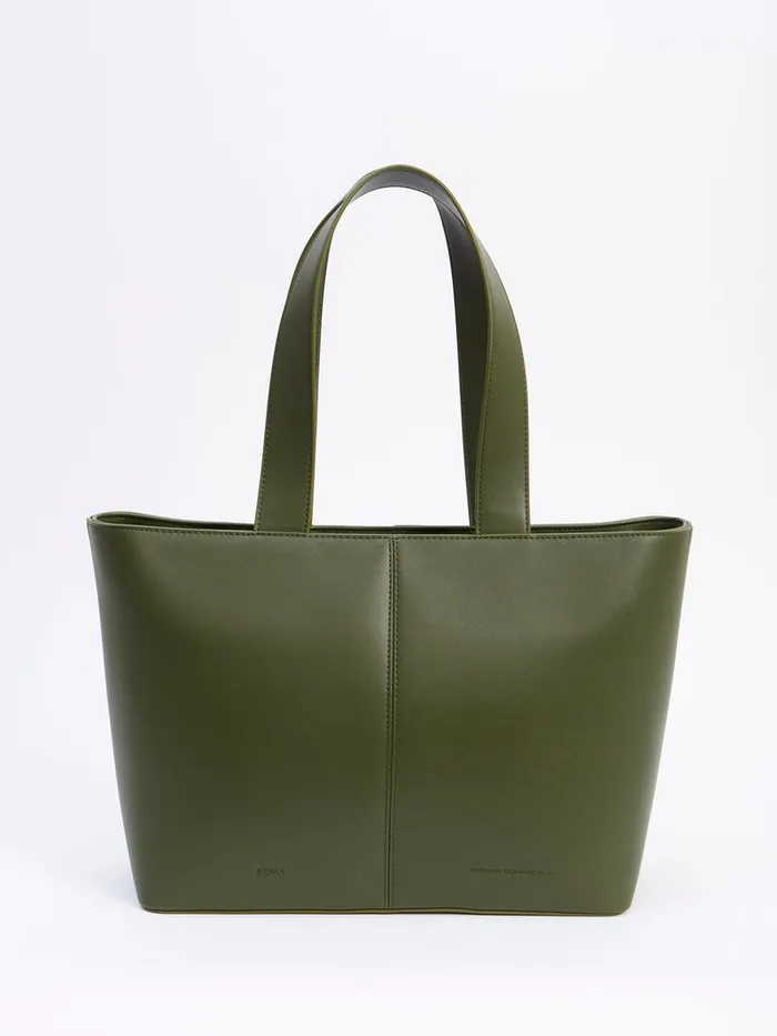 Woman Bags and Purses French Connection Jeenaa X Smooth Large Tote Bag Olive Night Woman Bags and Purses French Connection Jeenaa X Smooth Large Tote Bag Olive Night