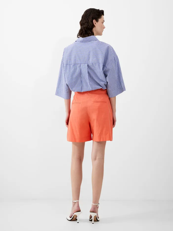 Woman CoOrds French Connection Alania City Shorts Coral Woman CoOrds French Connection Alania City Shorts Coral