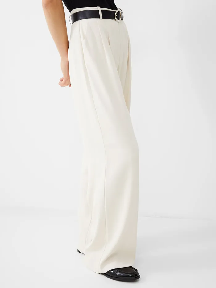 Woman CoOrds French Connection Harrie Tailored Trousers Classic Cream Woman CoOrds French Connection Harrie Tailored Trousers Classic Cream