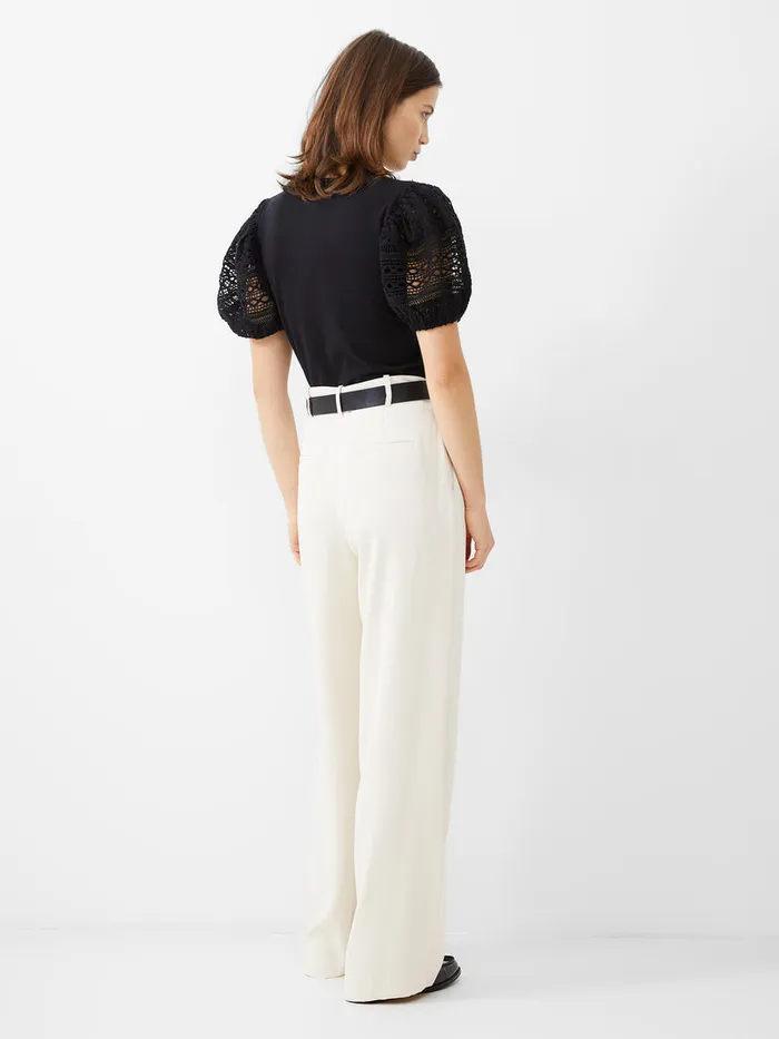 Woman CoOrds French Connection Harrie Tailored Trousers Classic Cream Woman CoOrds French Connection Harrie Tailored Trousers Classic Cream