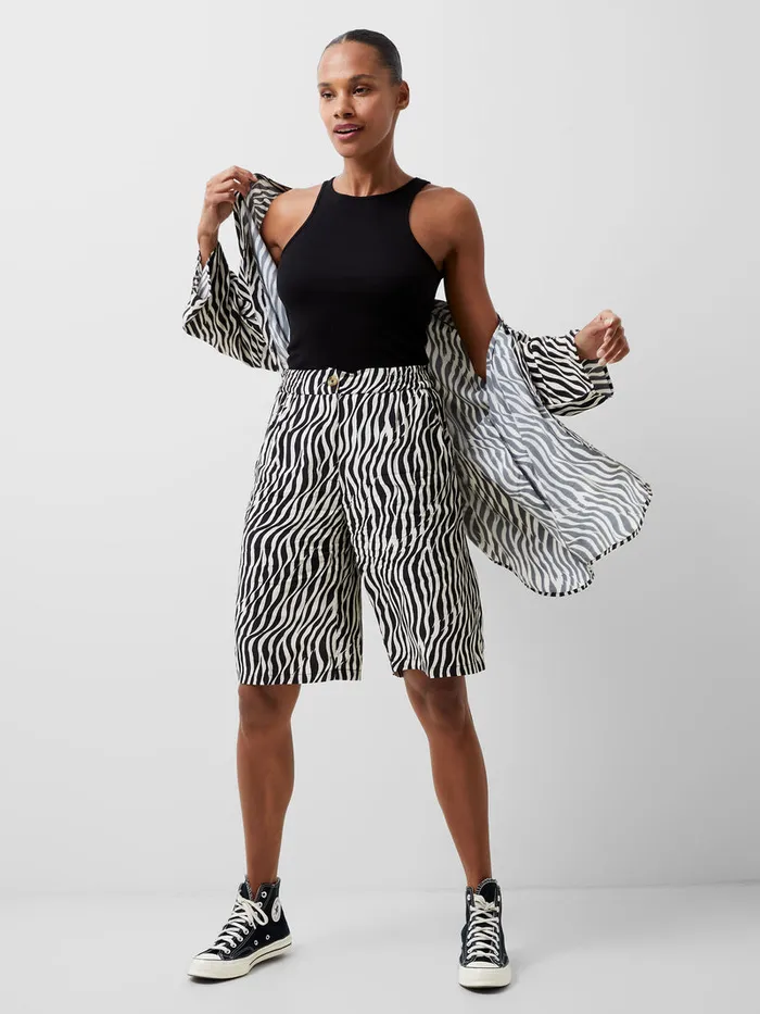 Woman CoOrds French Connection Seine Eco Delphine Shorts Blackoutclassic C Woman CoOrds French Connection Seine Eco Delphine Shorts Blackoutclassic C