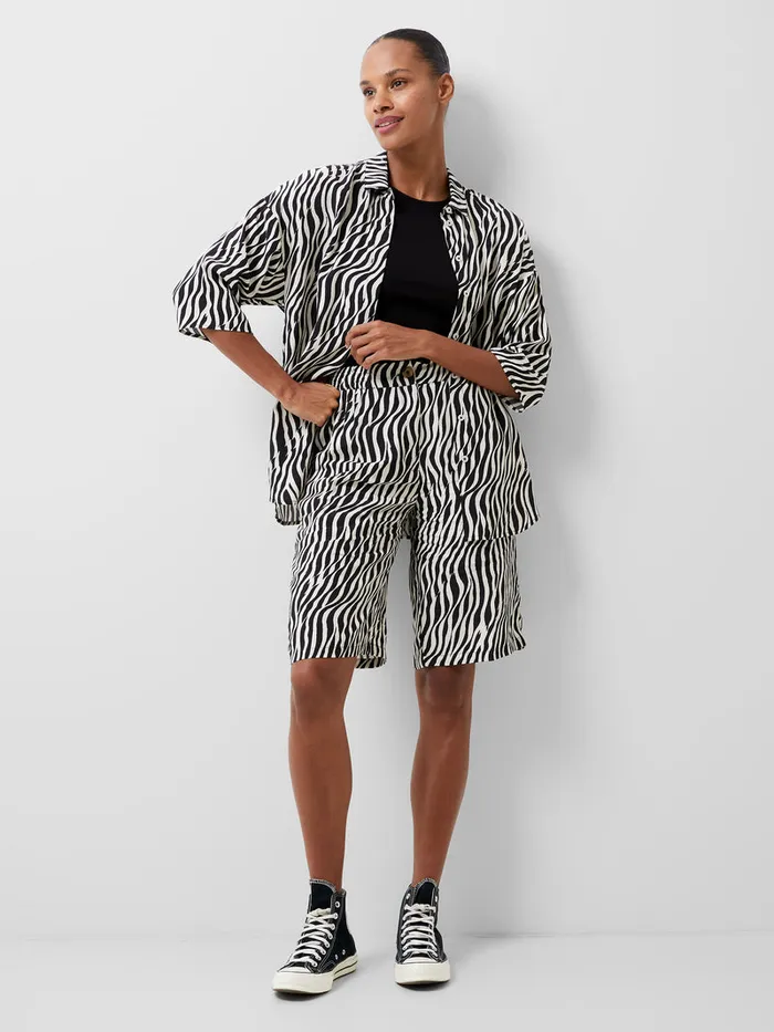 Woman CoOrds French Connection Seine Eco Delphine Shorts Blackoutclassic C Woman CoOrds French Connection Seine Eco Delphine Shorts Blackoutclassic C