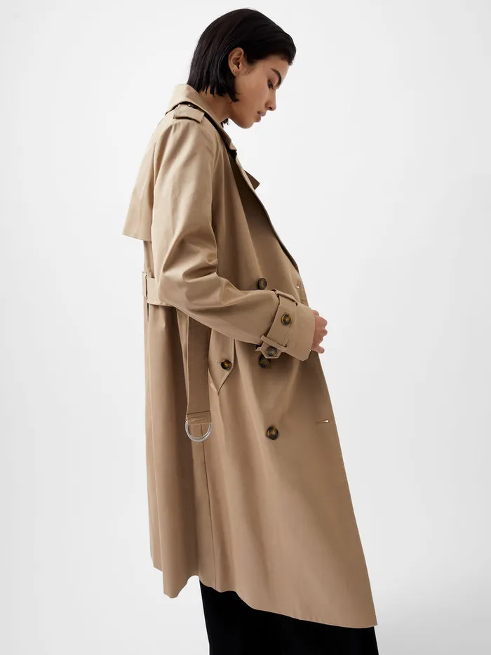 Woman Coats and Jackets French Connection Coco Twill Trench Coat Autumn Camel Woman Coats and Jackets French Connection Coco Twill Trench Coat Autumn Camel