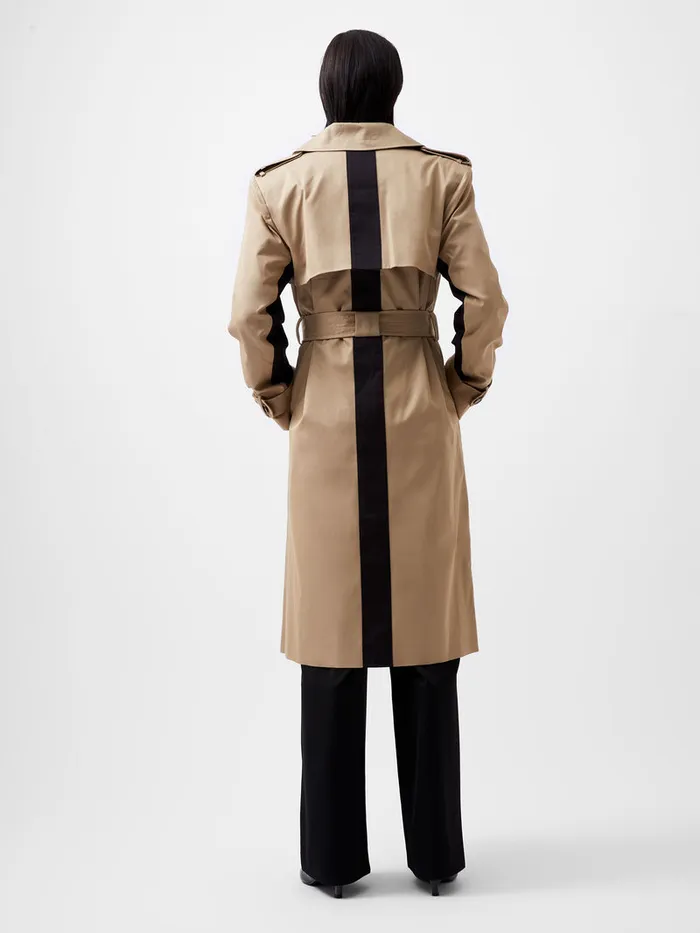 Woman Coats and Jackets French Connection Coco Twill Trench Coat Autumn Camel Woman Coats and Jackets French Connection Coco Twill Trench Coat Autumn Camel