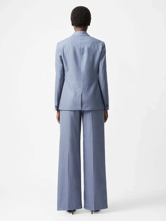 Woman Coats and Jackets French Connection Fiorella Pinstripe Blazer Grey Woman Coats and Jackets French Connection Fiorella Pinstripe Blazer Grey