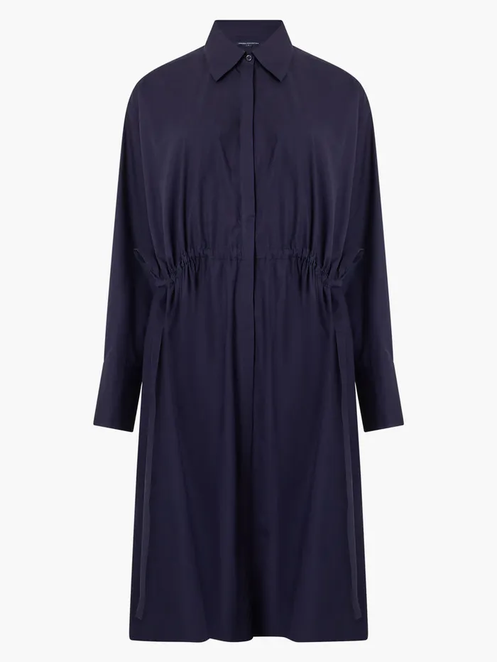 Woman Dresses French Connection Rhodes Poplin Shirt Dress Marine Woman Dresses French Connection Rhodes Poplin Shirt Dress Marine