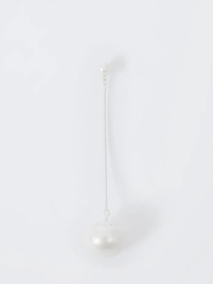 Woman Jewellery French Connection Pearl Dangle Drop Earrings Silver Woman Jewellery French Connection Pearl Dangle Drop Earrings Silver
