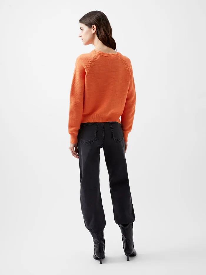 Woman Jumpers and Cardigans French Connection Lily Mozart Long Sleeve Crew Neck Jumper Coral Rose Woman Jumpers and Cardigans French Connection Lily Mozart Long Sleeve Crew Neck Jumper Coral Rose