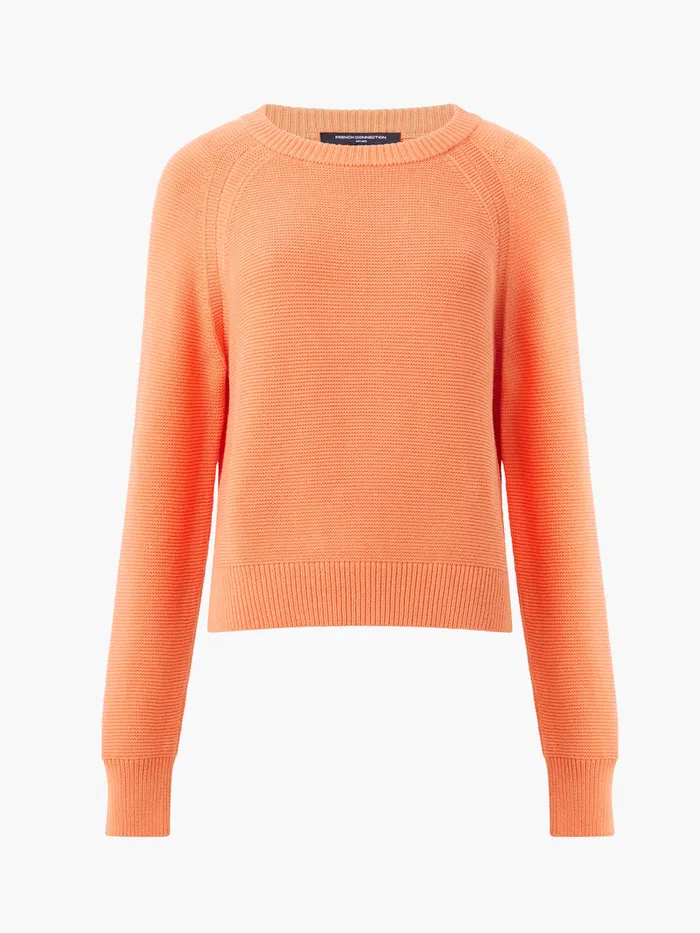 Woman Jumpers and Cardigans French Connection Lily Mozart Long Sleeve Crew Neck Jumper Coral Rose Woman Jumpers and Cardigans French Connection Lily Mozart Long Sleeve Crew Neck Jumper Coral Rose