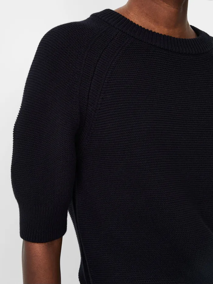 Woman Jumpers and Cardigans French Connection Lily Mozart Short Sleeve Jumper Moonless Night Woman Jumpers and Cardigans French Connection Lily Mozart Short Sleeve Jumper Moonless Night