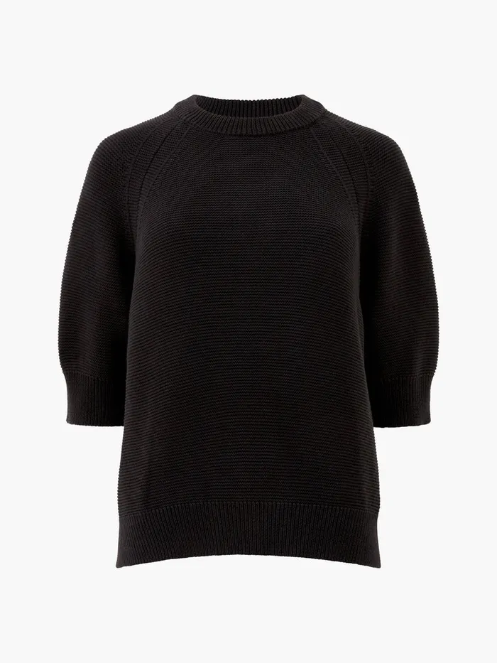 Woman Jumpers and Cardigans French Connection Lily Mozart Short Sleeve Jumper Moonless Night Woman Jumpers and Cardigans French Connection Lily Mozart Short Sleeve Jumper Moonless Night