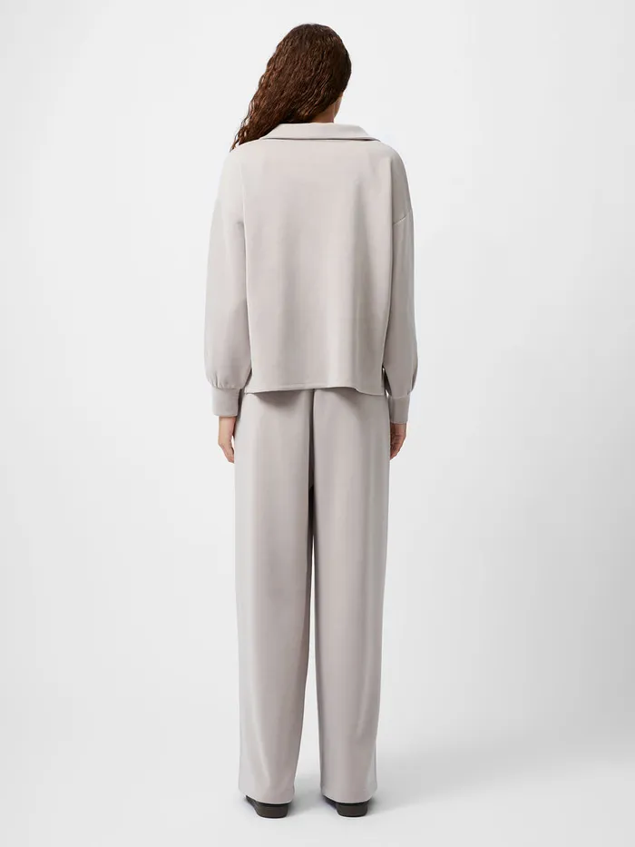 Woman Jumpers and Cardigans French Connection Wren Half Zip Sweater Washed Macchiato Woman Jumpers and Cardigans French Connection Wren Half Zip Sweater Washed Macchiato