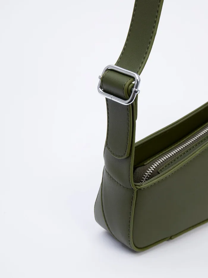 WomanMan Bags and Purses French Connection Jeenaa X Diagonal Shoulder Bag Olive Night WomanMan Bags and Purses French Connection Jeenaa X Diagonal Shoulder Bag Olive Night