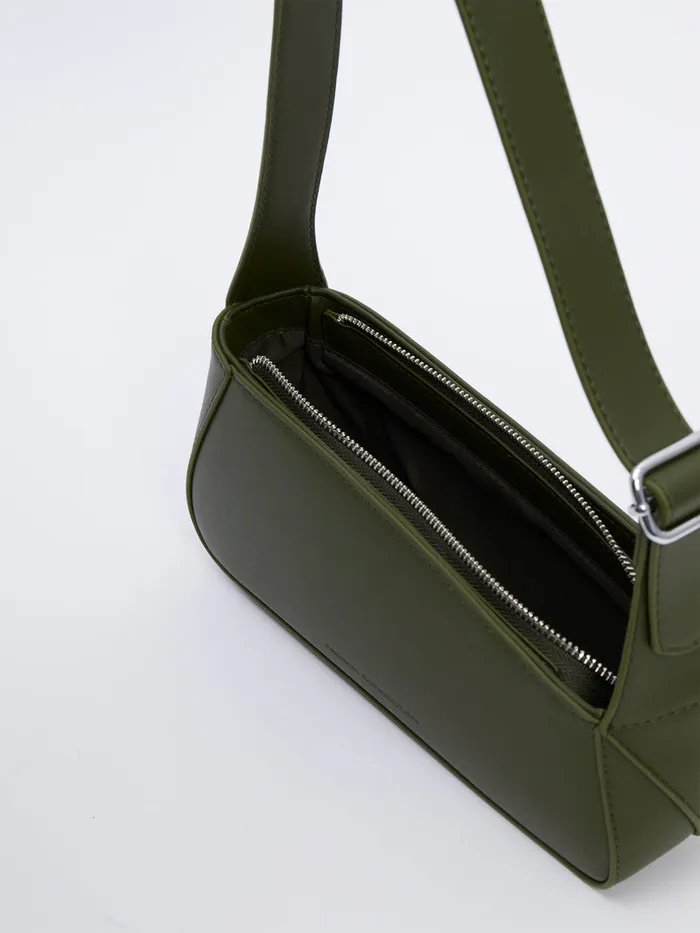 WomanMan Bags and Purses French Connection Jeenaa X Diagonal Shoulder Bag Olive Night WomanMan Bags and Purses French Connection Jeenaa X Diagonal Shoulder Bag Olive Night