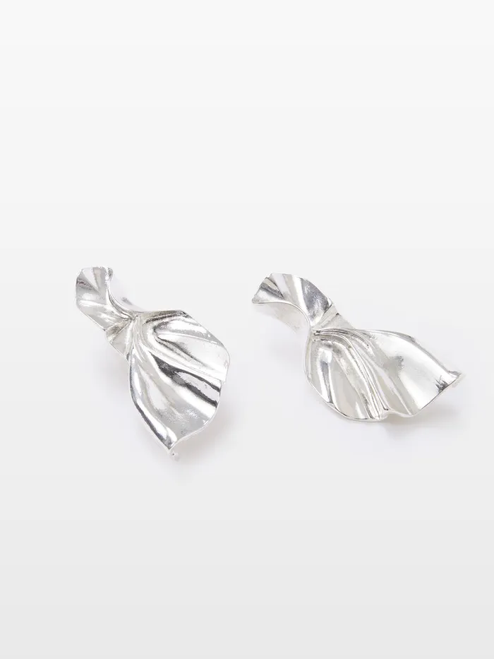 WomanMan Jewellery French Connection Melton Metal Stud Earrings Silver WomanMan Jewellery French Connection Melton Metal Stud Earrings Silver