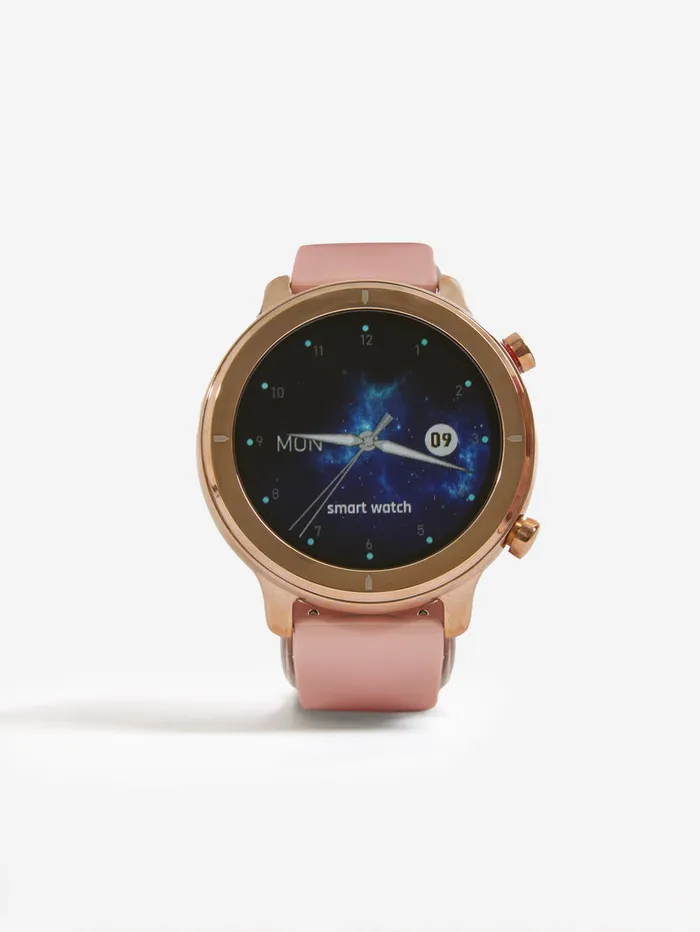 WomanMan Jewellery French Connection Unisex Pink Silicone Strap Watch Pink