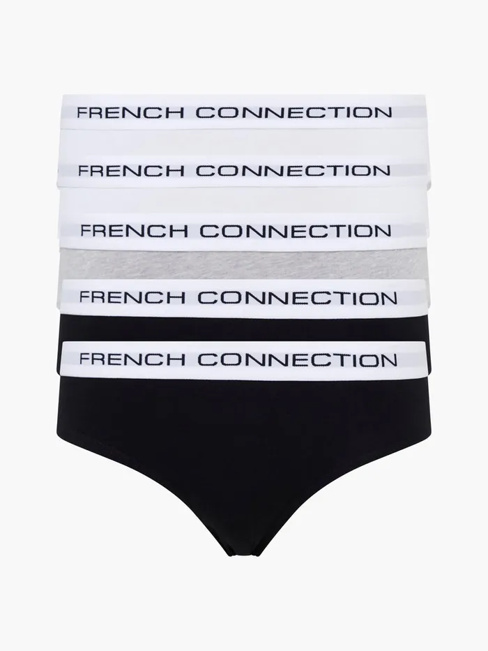 WomanMan Underwear and Socks French Connection 5 Pack French Connection Briefs Blackblackwhitewhitegrey WomanMan Underwear and Socks French Connection 5 Pack French Connection Briefs Blackblackwhitewhitegrey
