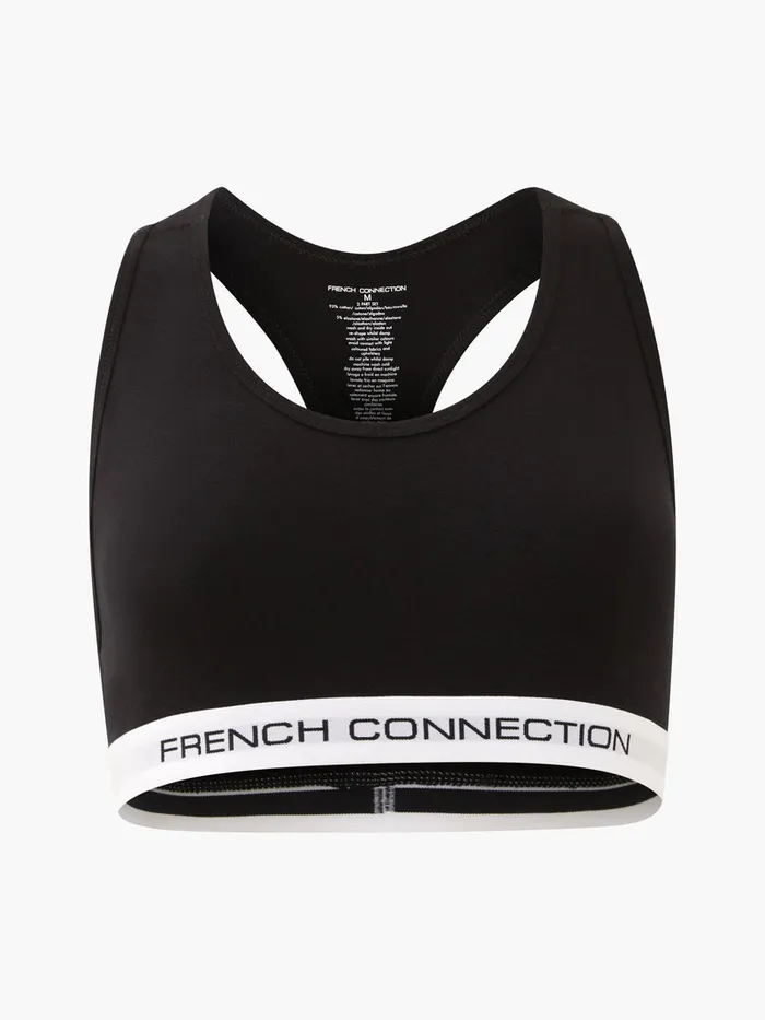 WomanMan Underwear and Socks French Connection French Connection 2 Pack Crop Top Blackgrey WomanMan Underwear and Socks French Connection French Connection 2 Pack Crop Top Blackgrey