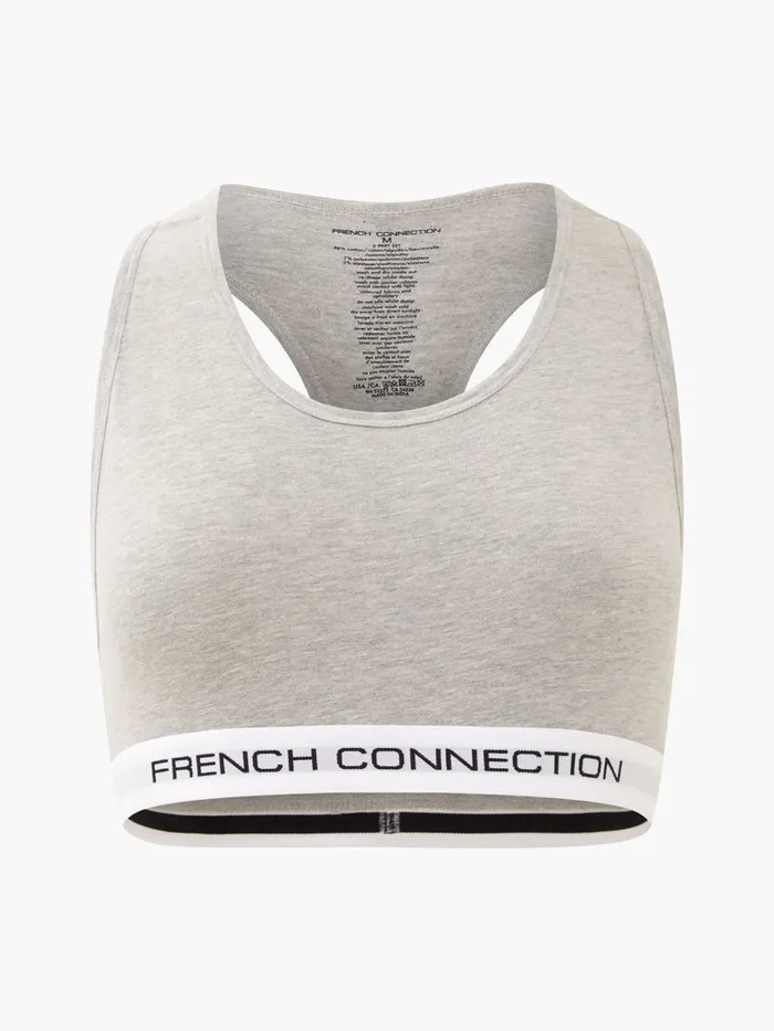 WomanMan Underwear and Socks French Connection French Connection 2 Pack Crop Top Blackgrey WomanMan Underwear and Socks French Connection French Connection 2 Pack Crop Top Blackgrey
