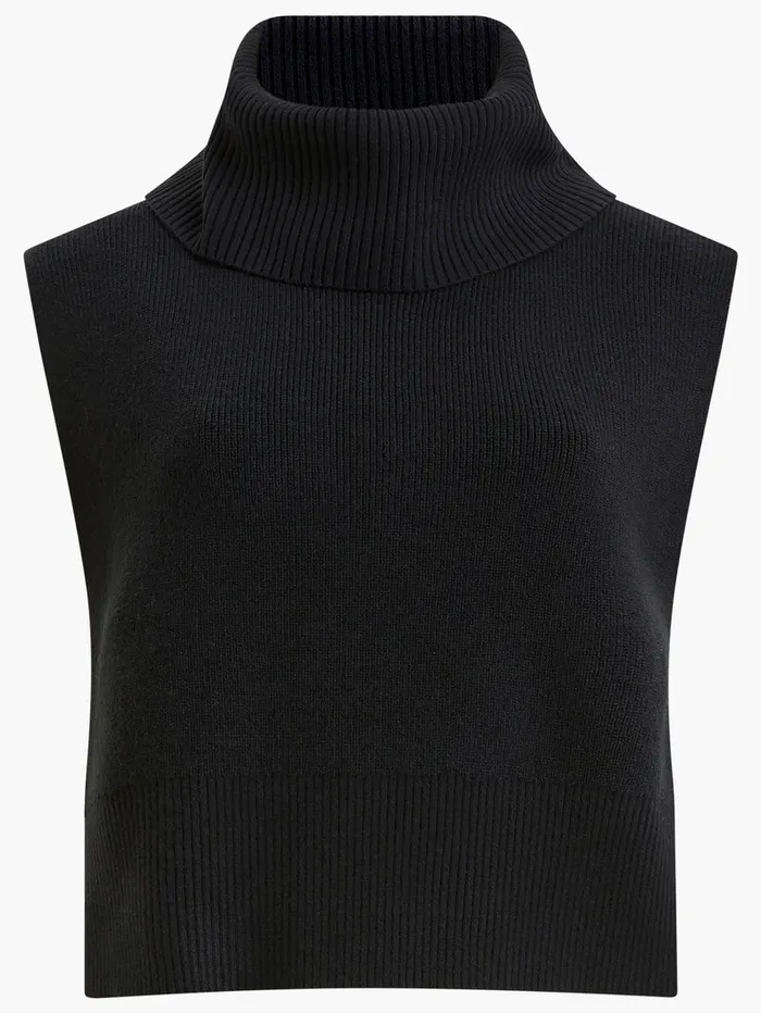 Woman Scarves French Connection Knitted Cloak Black Woman Scarves French Connection Knitted Cloak Black