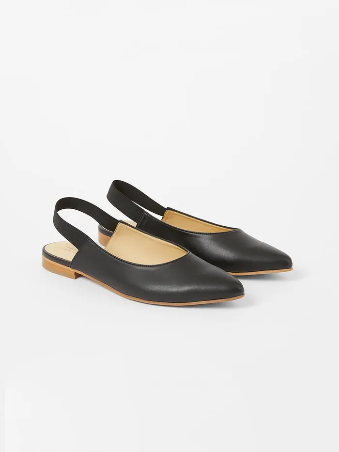 Woman Shoes French Connection SW X Meriola Pointed Toe Slingback Ballerina Pumps Black
