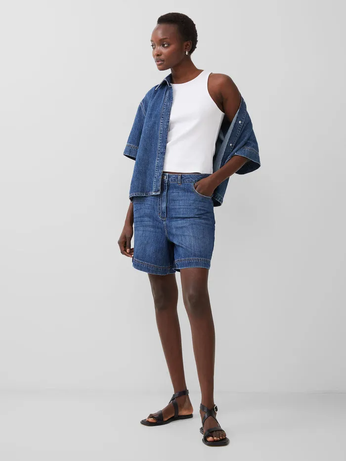Woman Skirts and Shorts French Connection Finley Denim Shorts Vintage