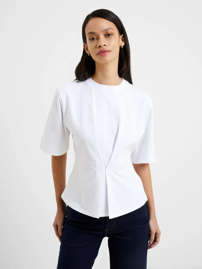 Woman Tops French Connection Pearl Top Linen White