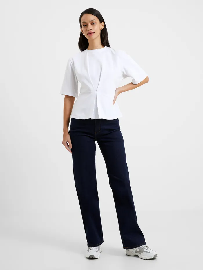 Woman Tops French Connection Pearl Top Linen White Woman Tops French Connection Pearl Top Linen White