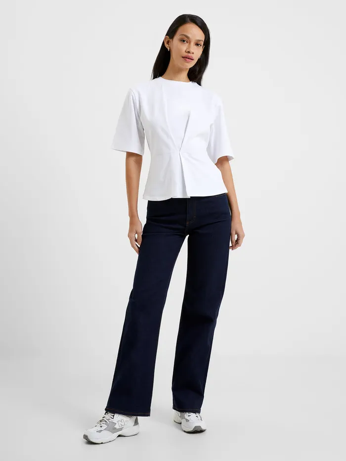 Woman Tops French Connection Pearl Top Linen White Woman Tops French Connection Pearl Top Linen White