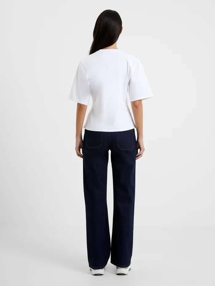 Woman Tops French Connection Pearl Top Linen White Woman Tops French Connection Pearl Top Linen White