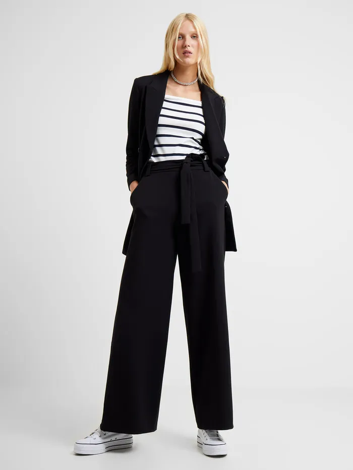 Woman Tops French Connection Rallie Stripe Square Neck Long Sleeve Top Stripe Whitemarine Woman Tops French Connection Rallie Stripe Square Neck Long Sleeve Top Stripe Whitemarine