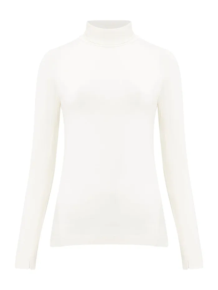 Woman Tops French Connection Venitia Jersey Split Cuff Top Classic Cream Woman Tops French Connection Venitia Jersey Split Cuff Top Classic Cream