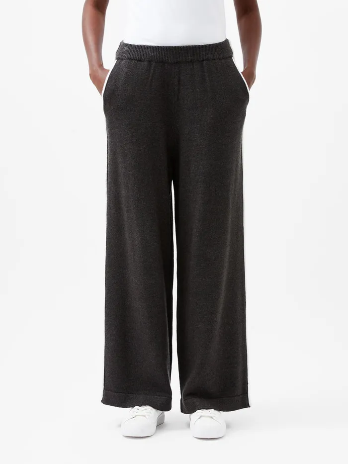 Woman Trousers French Connection Jordan Trousers Charcoalwhite Woman Trousers French Connection Jordan Trousers Charcoalwhite
