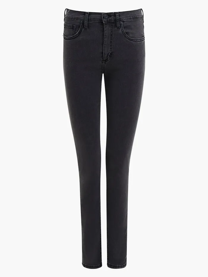 Woman Trousers French Connection Soft Stretch Denim High Rise Skinny Jeans 30 Inch Charcoal Woman Trousers French Connection Soft Stretch Denim High Rise Skinny Jeans 30 Inch Charcoal