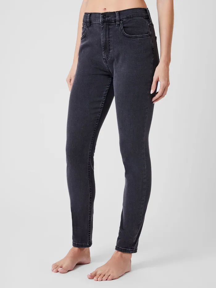 Woman Trousers French Connection Soft Stretch Denim High Rise Skinny Jeans 30 Inch Charcoal Woman Trousers French Connection Soft Stretch Denim High Rise Skinny Jeans 30 Inch Charcoal