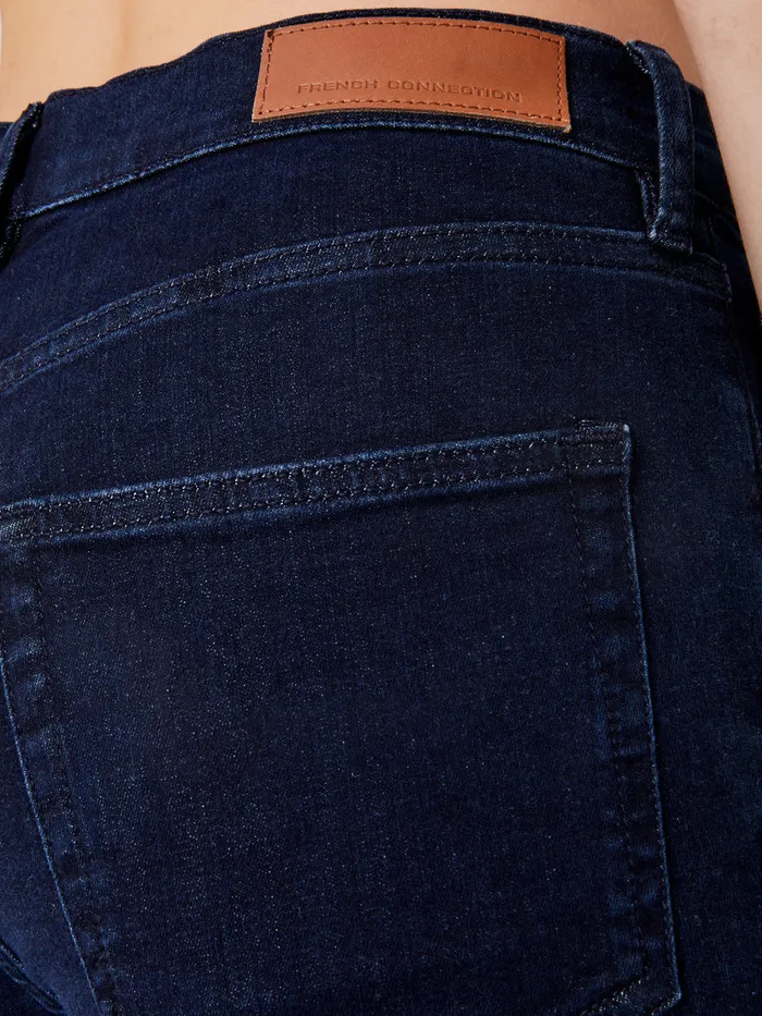Woman Trousers French Connection Soft Stretch Denim High Rise Skinny Jeans 30 Inch Dark Wash Woman Trousers French Connection Soft Stretch Denim High Rise Skinny Jeans 30 Inch Dark Wash
