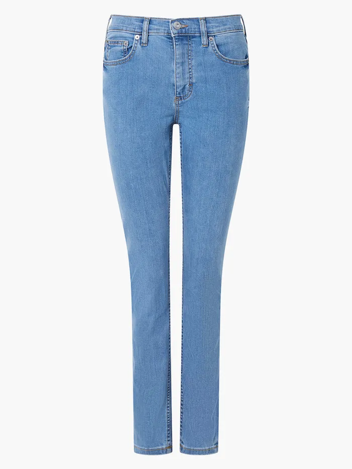 Woman Trousers French Connection Soft Stretch Denim High Rise Skinny Jeans 30 Inch Light Wash Woman Trousers French Connection Soft Stretch Denim High Rise Skinny Jeans 30 Inch Light Wash