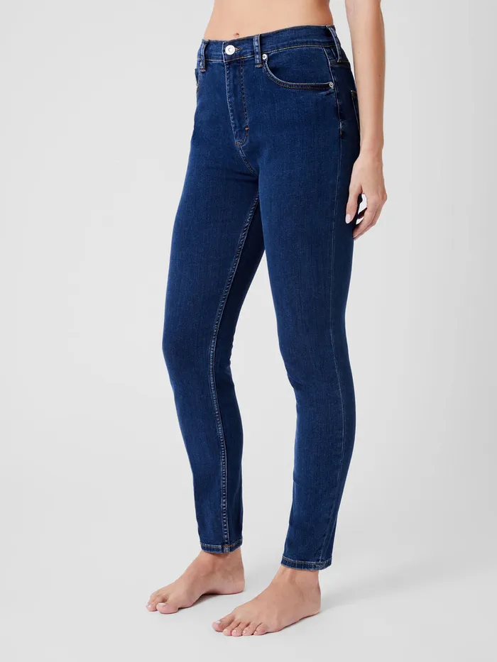 Woman Trousers French Connection Soft Stretch Denim High Rise Skinny Jeans 30 Inch Mid Wash Woman Trousers French Connection Soft Stretch Denim High Rise Skinny Jeans 30 Inch Mid Wash