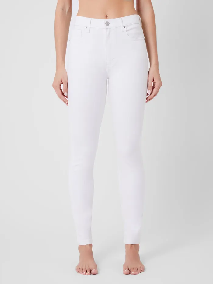 Woman Trousers French Connection Soft Stretch Denim High Rise Skinny Jeans 30 Inch White Woman Trousers French Connection Soft Stretch Denim High Rise Skinny Jeans 30 Inch White