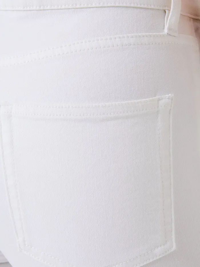 Woman Trousers French Connection Soft Stretch Denim High Rise Skinny Jeans 30 Inch White Woman Trousers French Connection Soft Stretch Denim High Rise Skinny Jeans 30 Inch White