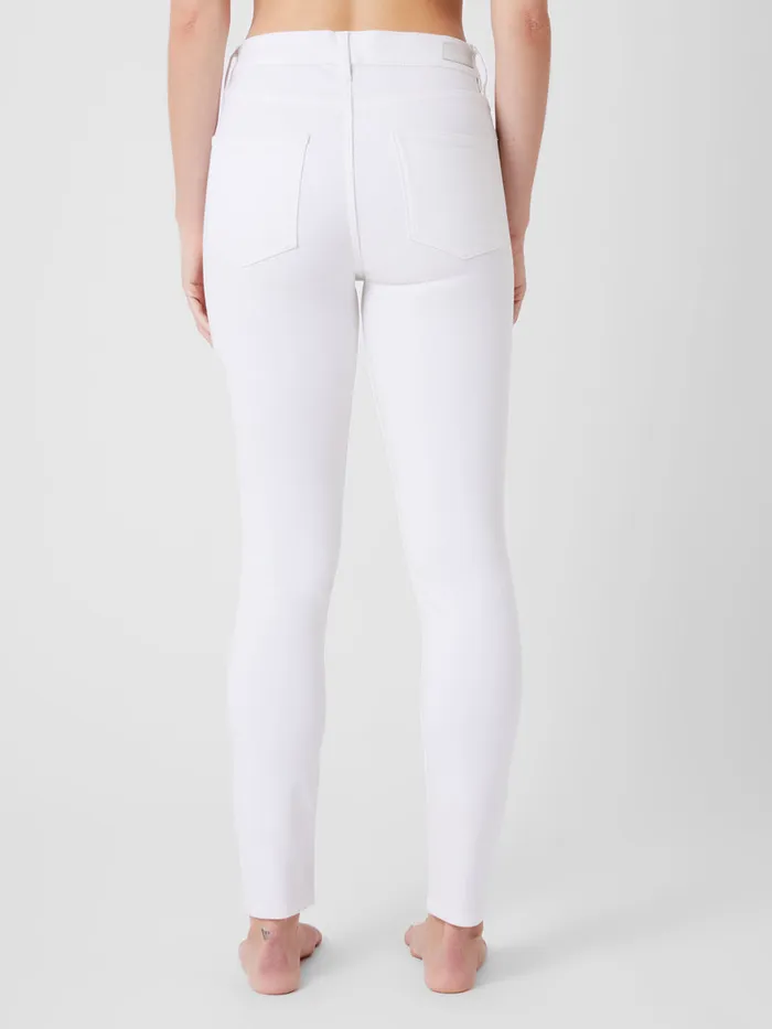 Woman Trousers French Connection Soft Stretch Denim High Rise Skinny Jeans 30 Inch White Woman Trousers French Connection Soft Stretch Denim High Rise Skinny Jeans 30 Inch White
