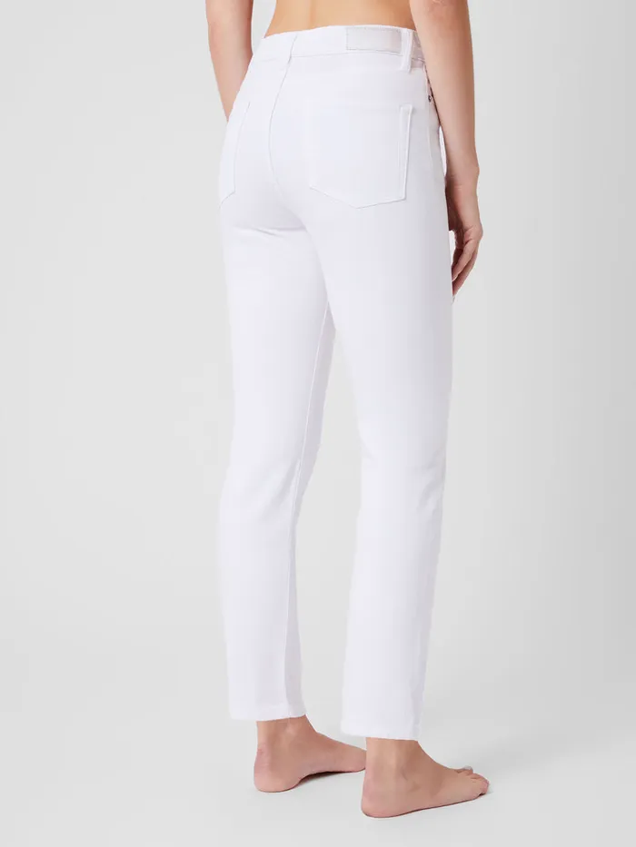Woman Trousers French Connection Stretch Denim Ankle Length Jeans 28 Inch White Woman Trousers French Connection Stretch Denim Ankle Length Jeans 28 Inch White