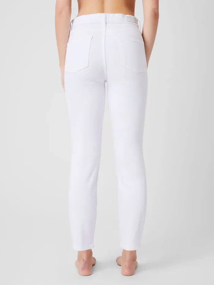 Woman Trousers French Connection Stretch Denim Ankle Length Jeans 28 Inch White Woman Trousers French Connection Stretch Denim Ankle Length Jeans 28 Inch White