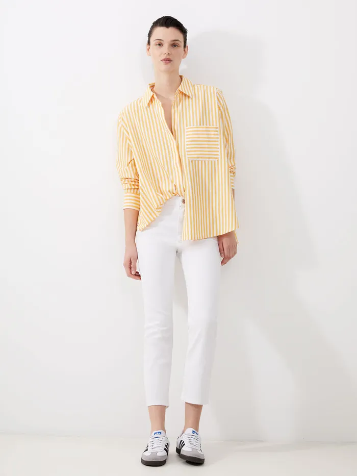 Woman Trousers French Connection Stretch Denim Ankle Length Jeans 28 Inch White Woman Trousers French Connection Stretch Denim Ankle Length Jeans 28 Inch White