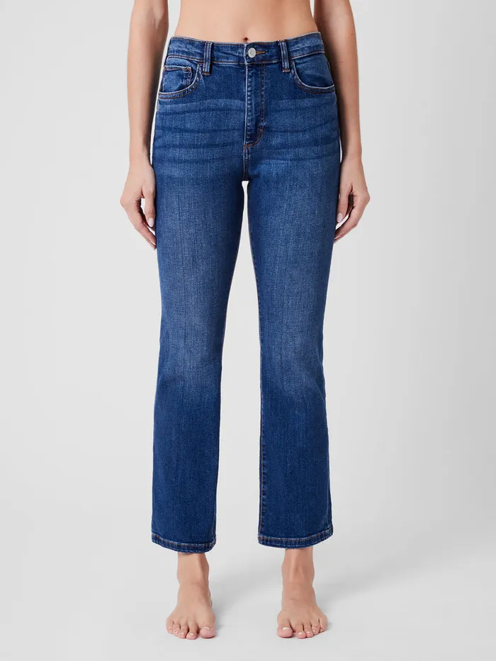 Woman Trousers French Connection Stretch Denim Bootcut Ankle Length Jeans 30 Inch Vintage Mid Wash Woman Trousers French Connection Stretch Denim Bootcut Ankle Length Jeans 30 Inch Vintage Mid Wash