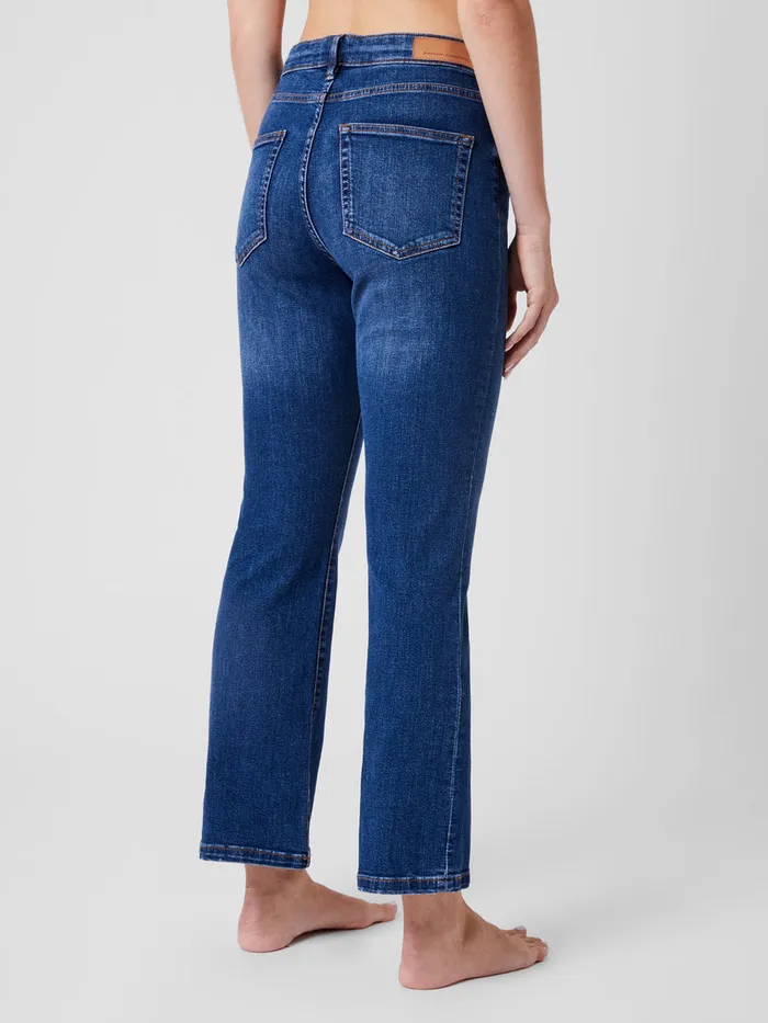 Woman Trousers French Connection Stretch Denim Bootcut Ankle Length Jeans 30 Inch Vintage Mid Wash Woman Trousers French Connection Stretch Denim Bootcut Ankle Length Jeans 30 Inch Vintage Mid Wash