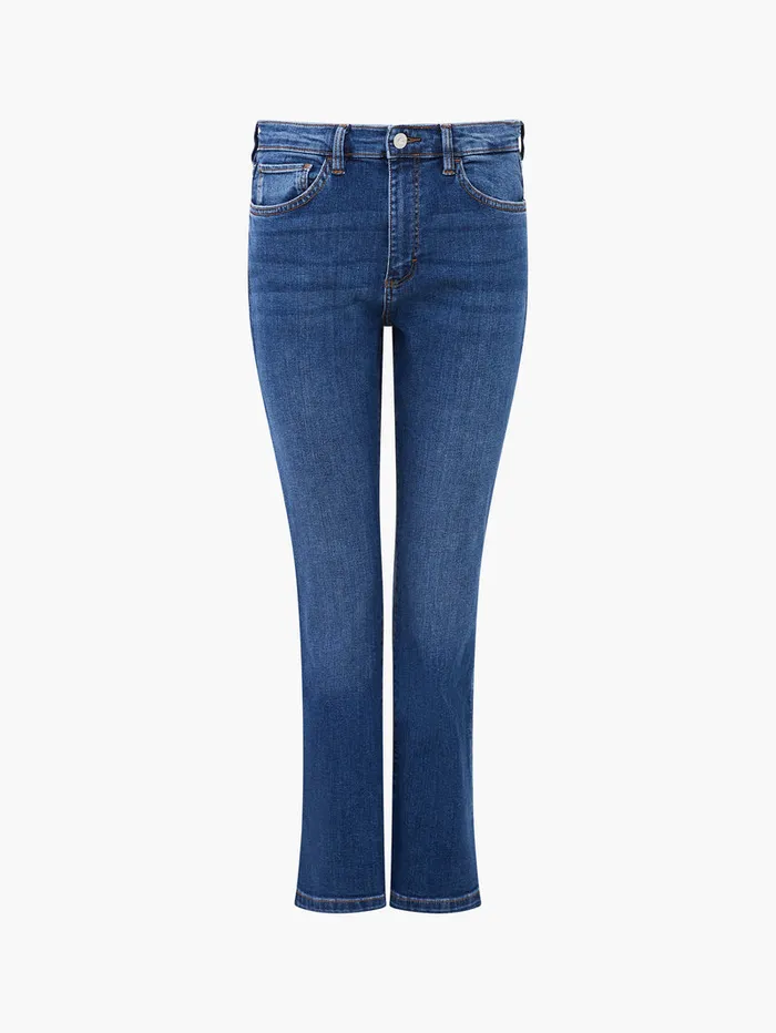 Woman Trousers French Connection Stretch Denim Bootcut Ankle Length Jeans 30 Inch Vintage Mid Wash Woman Trousers French Connection Stretch Denim Bootcut Ankle Length Jeans 30 Inch Vintage Mid Wash