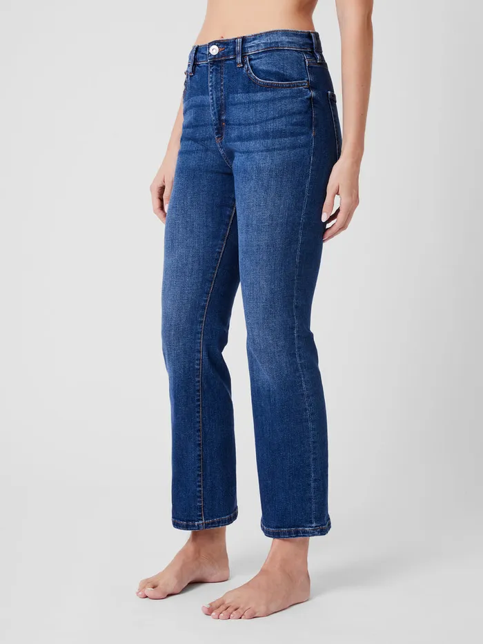 Woman Trousers French Connection Stretch Denim Bootcut Ankle Length Jeans 30 Inch Vintage Mid Wash Woman Trousers French Connection Stretch Denim Bootcut Ankle Length Jeans 30 Inch Vintage Mid Wash
