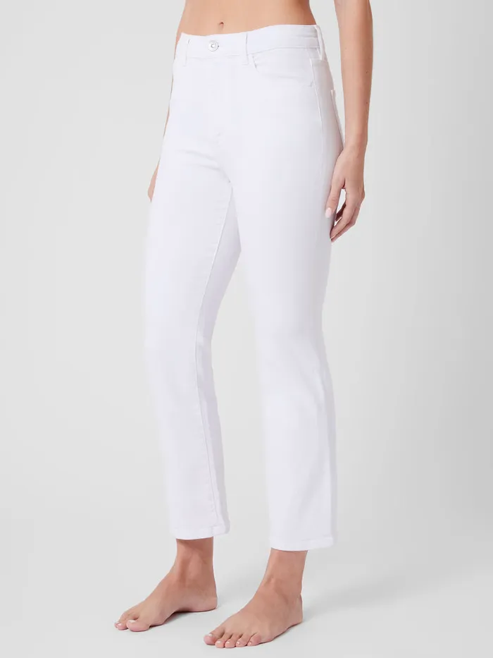 Woman Trousers French Connection Stretch Denim Bootcut Ankle Length Jeans 30 Inch White Woman Trousers French Connection Stretch Denim Bootcut Ankle Length Jeans 30 Inch White